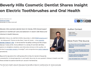Cosmetic Dentist in Beverly Hills Talks Toothbrushes